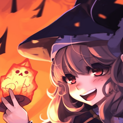 Image For Post | Two characters in matching pumpkin-themed outfits, playful expressions, deep orange shades. spooky halloween pfp matching pfp for discord. - [halloween pfp matching, aesthetic matching pfp ideas](https://hero.page/pfp/halloween-pfp-matching-aesthetic-matching-pfp-ideas)