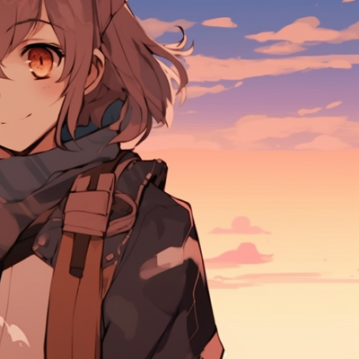 Image For Post | Two characters in adventure gear, detailed outfits, under a warm sunset. ongoing anime pfp matching trend pfp for discord. - [anime pfp matching, aesthetic matching pfp ideas](https://hero.page/pfp/anime-pfp-matching-aesthetic-matching-pfp-ideas)