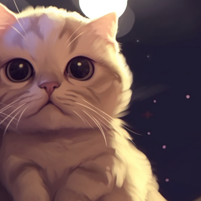 Image For Post | Two cat characters under the moon, soft colors and detailed shading. cute cat love matching pfp pfp for discord. - [cute cat matching pfp, aesthetic matching pfp ideas](https://hero.page/pfp/cute-cat-matching-pfp-aesthetic-matching-pfp-ideas)