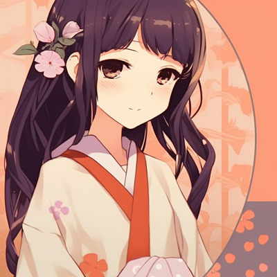 Image For Post | Two characters in traditional kimonos, warm colors and elegant patterns. cool friends matching pfp pfp for discord. - [friends matching pfp, aesthetic matching pfp ideas](https://hero.page/pfp/friends-matching-pfp-aesthetic-matching-pfp-ideas)