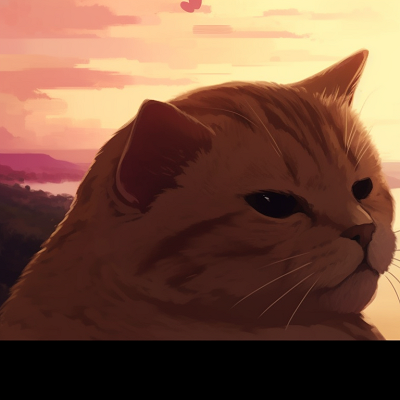 Image For Post | Two anime cats with starry sky in the background, crisp details and rich, dark colors. matching pfp cat styles pfp for discord. - [matching pfp cat, aesthetic matching pfp ideas](https://hero.page/pfp/matching-pfp-cat-aesthetic-matching-pfp-ideas)