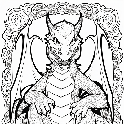 Image For Post | Artistically rendered depiction of Charizard; showcasing complex lines and detailed pattern work. printable coloring page, black and white, free download - [Cool Drawings of Pokemon Coloring Pages ](https://hero.page/coloring/cool-drawings-of-pokemon-coloring-pages-kids-and-adults-fun)