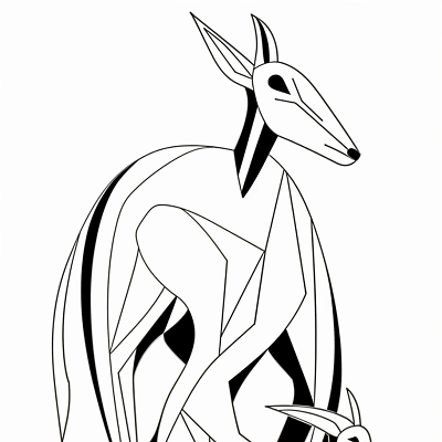 Image For Post | Mother kangaroo hopping with joey; clean, simple lines. phone art wallpaper - [Mothers Day Coloring Pages ](https://hero.page/coloring/mothers-day-coloring-pages-printable-free-and-fun)