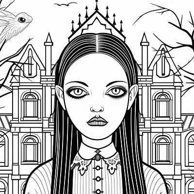 Image For Post The Addams Family Mansion - Wallpaper