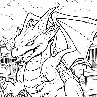 Image For Post Adult Coloring Charizard Design - Wallpaper