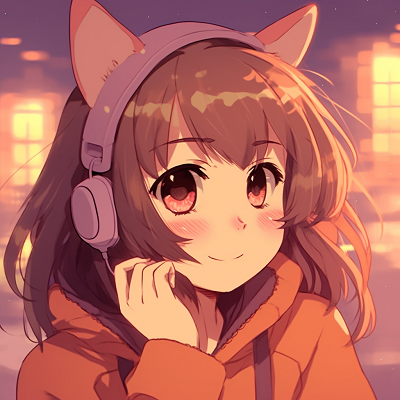 Image For Post | Anime girl surrounded by a glowing aura, radiant colors and energetic lines. anime girl pfp aesthetics anime pfp - [Cute Anime Girl pfp Central](https://hero.page/pfp/cute-anime-girl-pfp-central)