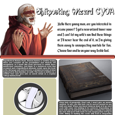 Image For Post Shitposting Wizard CYOA