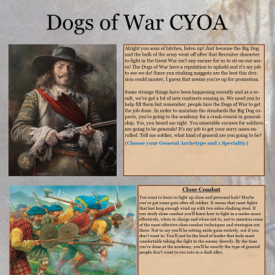Image For Post Dogs of War CYOA (WIP) (by ScottishAnon)
