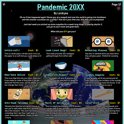 Pandemic 20XX CYOA - Lordcyoa