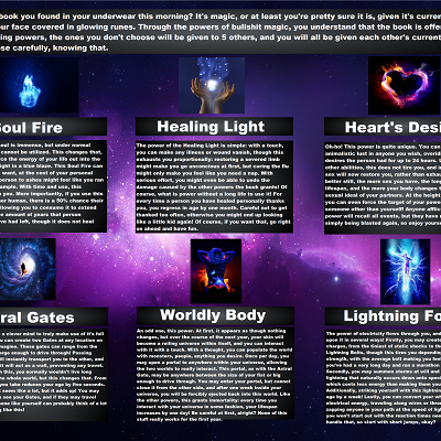 Image For Post Six Powers CYOA from /tg/