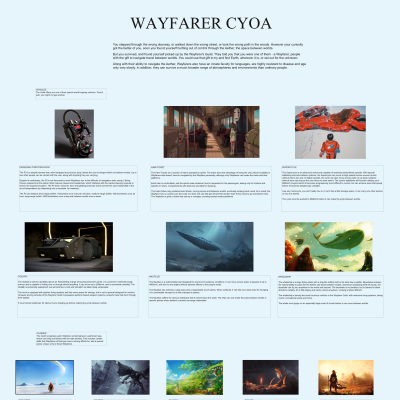 Image For Post Wayfarer CYOA (1 Page, 3 Choice)