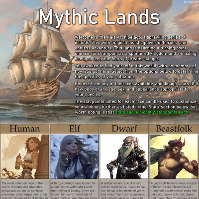 Image For Post Mythic Lands CYOA