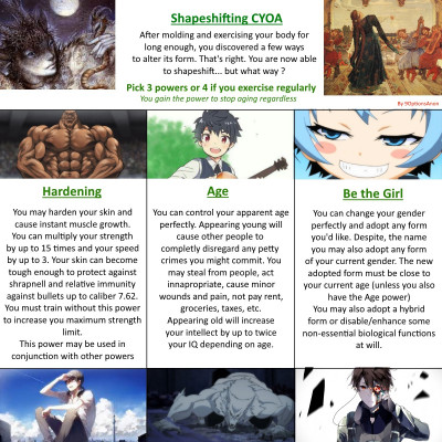 Image For Post Shapeshifter CYOA from /tg/