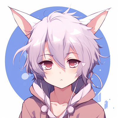 Image For Post | Cute anime boy bearing cat ears, dreamy pastel colors and simple linework. anime pfp aesthetic icons anime pfp - [pfp anime](https://hero.page/pfp/pfp-anime)