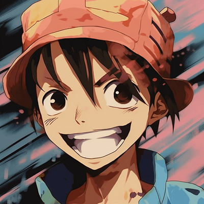 Image For Post | Luffy showing a wide grin during action, high-energy lines and vivid colors. brainstorming funny anime pfps - [Funny Anime PFP Gallery](https://hero.page/pfp/funny-anime-pfp-gallery)