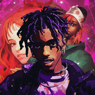 Image For Post | Interpretation of Playboi Carti in an anime theme, highlighting unique textures and vibrant color pallet. playboi carti pfp anime wallpaper - [Playboi Carti PFP Anime Art Collection](https://hero.page/pfp/playboi-carti-pfp-anime-art-collection)