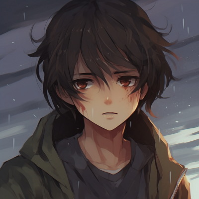Image For Post | Reflective anime boy, subtle backdrop and character-centric composition. sad pfp anime boy characters - [Sad PFP Anime](https://hero.page/pfp/sad-pfp-anime)