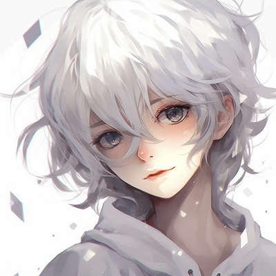 Image For Post | Portrait of an anime boy in white, soft shading and detailed linework. stylish anime pfp boy in white - [White Anime PFP](https://hero.page/pfp/white-anime-pfp)