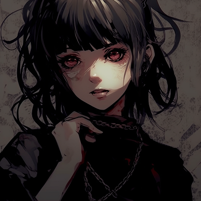 Image For Post | Dark, grunge art style anime girl with a piercing gaze, rich textures and contours. grunge anime pfp for girls - [Grunge Anime PFP](https://hero.page/pfp/grunge-anime-pfp)