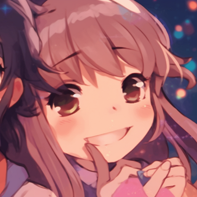 Image For Post | Two laughing characters in casual outfits, thick outlines and bright colors. adorable matching pfp gif pfp for discord. - [matching pfp gif, aesthetic matching pfp ideas](https://hero.page/pfp/matching-pfp-gif-aesthetic-matching-pfp-ideas)