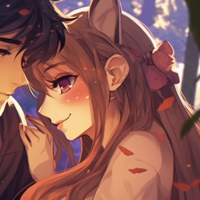 Image For Post | Two characters, ethereal beings, holding hands and smiling, with a backdrop of mythical, soft pastel world. fantasy-themed cute couple matching pfp pfp for discord. - [cute couple matching pfp, aesthetic matching pfp ideas](https://hero.page/pfp/cute-couple-matching-pfp-aesthetic-matching-pfp-ideas)