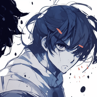 Image For Post | Two characters in intense rivalry, strong lines and bold expressions. blue lock matching pfp - male characters pfp for discord. - [blue lock matching pfp, aesthetic matching pfp ideas](https://hero.page/pfp/blue-lock-matching-pfp-aesthetic-matching-pfp-ideas)