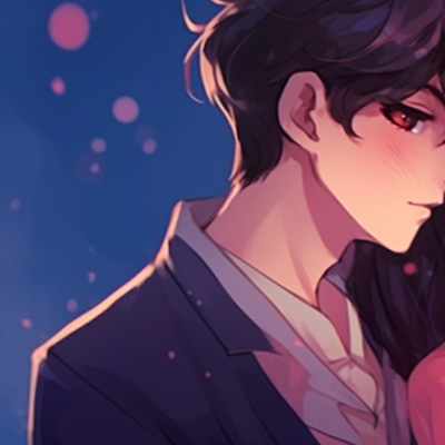 Image For Post | Two characters amidst falling cherry blossoms, soft pink hues prominent. gorgeous matching pfp for bf and gf pfp for discord. - [matching pfp for bf and gf, aesthetic matching pfp ideas](https://hero.page/pfp/matching-pfp-for-bf-and-gf-aesthetic-matching-pfp-ideas)