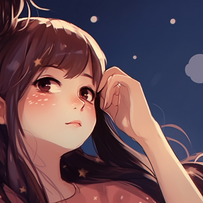 Image For Post | Two characters stargazing, with twinkling stars and deep blue sky. chic matching pfp for loved ones pfp for discord. - [matching pfp for bf and gf, aesthetic matching pfp ideas](https://hero.page/pfp/matching-pfp-for-bf-and-gf-aesthetic-matching-pfp-ideas)