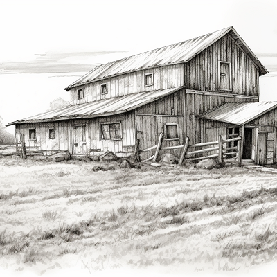 Image For Post Barn in the Country Artwork - Wallpaper
