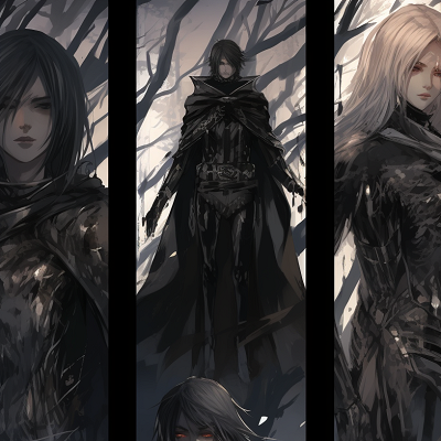 Image For Post Manhua Nightmares Dark Gothic Characters - Wallpaper