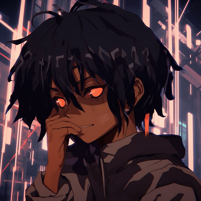 Image For Post Black and White Anime Profile - aesthetic black anime pfp