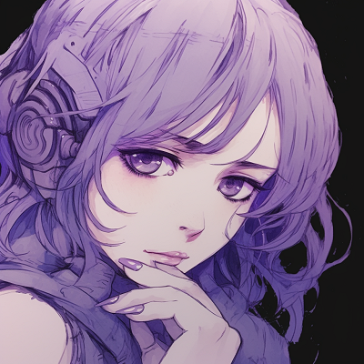 Image For Post | Profile image with the character bathed in an evening haze, well-blended purple hues and soft shading. anime purple pfp beauties pfp for discord. - [Anime Purple PFP Collection](https://hero.page/pfp/anime-purple-pfp-collection)