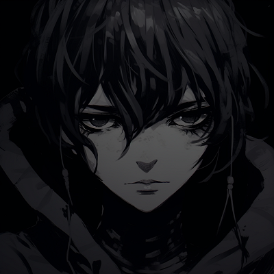 Image For Post Shadow Character Close Up - anime pfp dark with mysterious themes