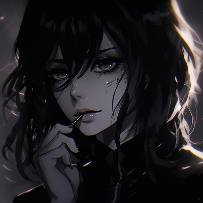 Image For Post | Portrait of a female character under moody lighting, intricate shadow detailing. anime pfp dark highlighting female characters pfp for discord. - [Ultimate anime pfp dark](https://hero.page/pfp/ultimate-anime-pfp-dark)