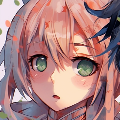 Image For Post | Facial close-up of Naruto and Sakura, soft features against a vivid backdrop. beautiful matching pfp pfp for discord. - [off](https://hero.page/pfp/off-brand-matching-pfp-matching-pfps-only)
