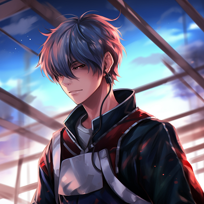 Image For Post | Todoroki split by shadow, high contrast and intense expressions. manga anime guys pfp pfp for discord. - [anime guys pfp suggestions](https://hero.page/pfp/anime-guys-pfp-suggestions)