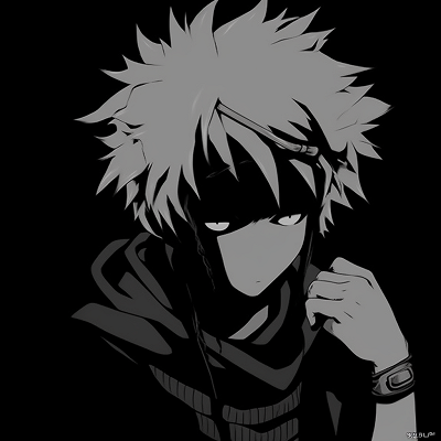 Image For Post Gloomy Ghoul - anime black pfp for boys