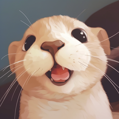 Image For Post | Kitten making a silly face, anime style with exaggerated features and pastel tones. humorous pfp pfp for discord. - [Funny Animal PFP](https://hero.page/pfp/funny-animal-pfp)