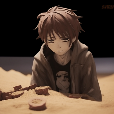 Image For Post | A distant looking Gaara, his face bears a sad expression, sand art style with warm desert tones. popular depressed anime characters pfp pfp for discord. - [Anime Depressed PFP Collection](https://hero.page/pfp/anime-depressed-pfp-collection)