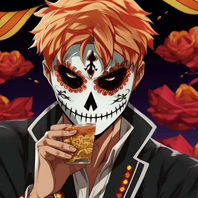 Image For Post | Ichigo surrounded by traditional marigolds, high contrast and detailed floral elements. mexican anime pfp arts pfp for discord. - [Mexican Anime Pfp Collection](https://hero.page/pfp/mexican-anime-pfp-collection)