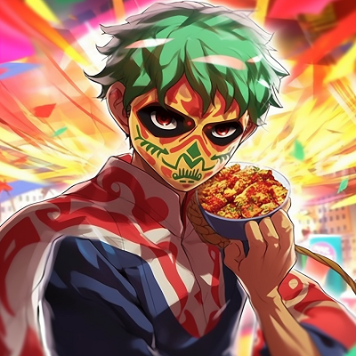 Image For Post | Anime character wearing a luchador mask, bold colors and dynamic pose. mexican anime pfp boys pfp for discord. - [Mexican Anime Pfp Collection](https://hero.page/pfp/mexican-anime-pfp-collection)