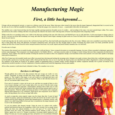 Image For Post The Manufacture of Magic by carthienes