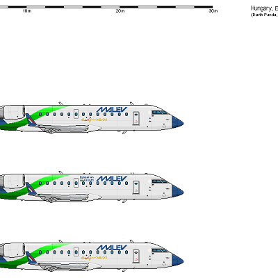 Image For Post MALÉV Hungarian Airlines (Malév Express) Bombardier CRJ200