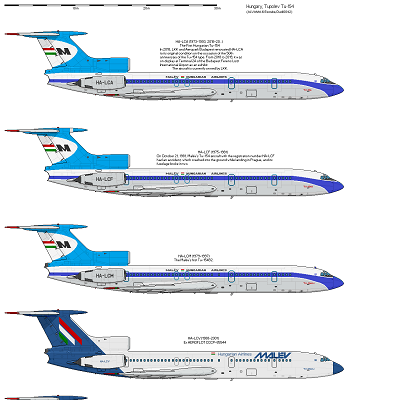 Image For Post MALÉV Hungarian Airlines Tupolev Tu-154