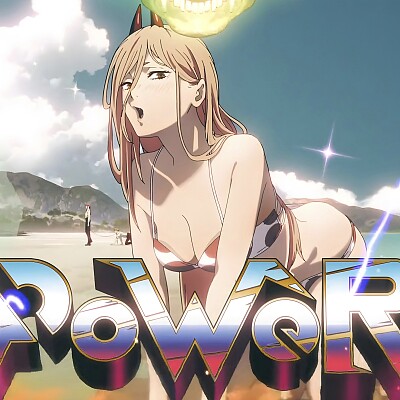 Image For Post Power, AKA Blood Devil, in bathing suit (Chainsaw Man intro scene)