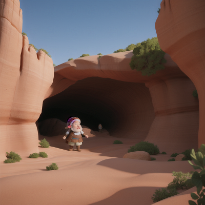 Image For Post Anime, cave, museum, desert, dwarf, hail, HD, 4K, AI Generated Art