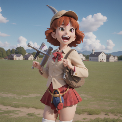 Image For Post Anime, laughter, wormhole, airplane, bagpipes, farm, HD, 4K, AI Generated Art