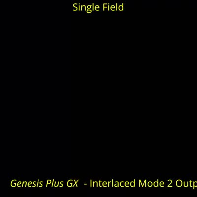 Image For Post Genesis Plus GX - Interlaced Mode 2 Output (core option)