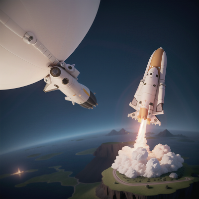 Image For Post Anime, storm, space shuttle, bird, balloon, troll, HD, 4K, AI Generated Art