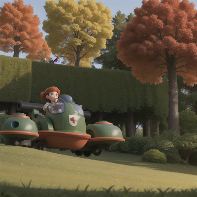 Image For Post Anime, forest, school, camera, hovercraft, castle, HD, 4K, AI Generated Art